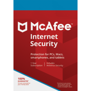McAfee Internet Security – 1-Year / 1-Device